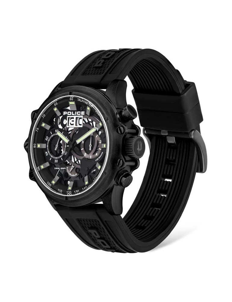 Police Mens Luang Multi-Colour Dial Leather...