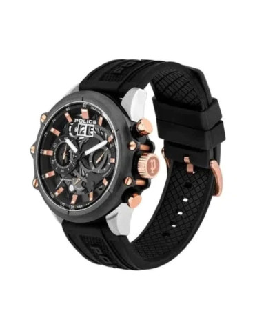 Police Mens Luang Multi-Colour Dial Leather Analogue... 2